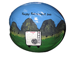 Hand Painted Coconut