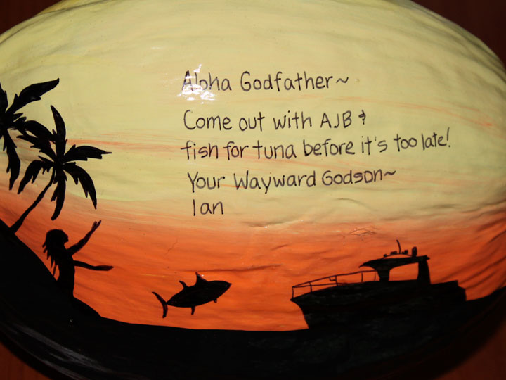 Personalized Hand Painted Fishermans gift