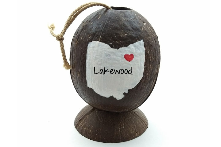 Lakewood Ohio unique gift idea. Customize with your favorite location.